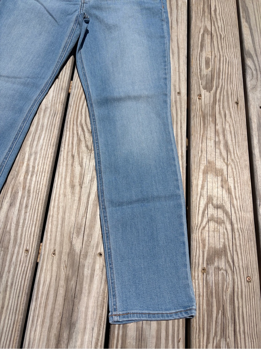 Old Navy High-Rise Straight Jeans Stretch Women's Size 14 Light Wash Mom Jeans - Picture 4 of 11